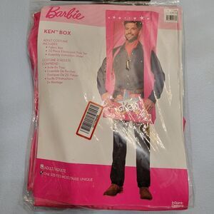 Adult Barbie Ken Doll Box Men's Dress-up Halloween Costume - One Size Fits Most